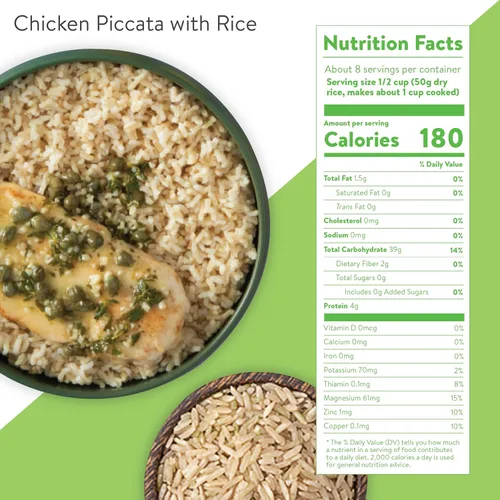 Miniatura 2 de Arroz integral Minute, arroz integral instantáneo para comidas rápidas, caja de 14 onzas