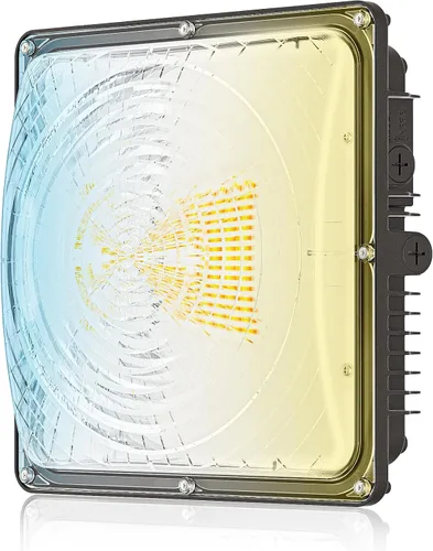 Miniatura 18 de CINOTON Luces LED de toldo de 40 W con certificación UL, 120-277 V, luces comerciales para toldos al aire libre IP65 impermeables, 5600 lm