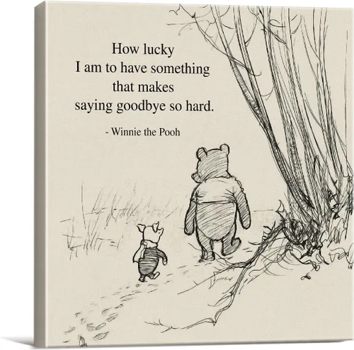Miniatura 16 de Arte de pared clásico con cita de Winnie the Pooh, retro, Any Day Spent With You is My Favorite Day Sayings, lienzo, cuadros enmarcados, letrero
