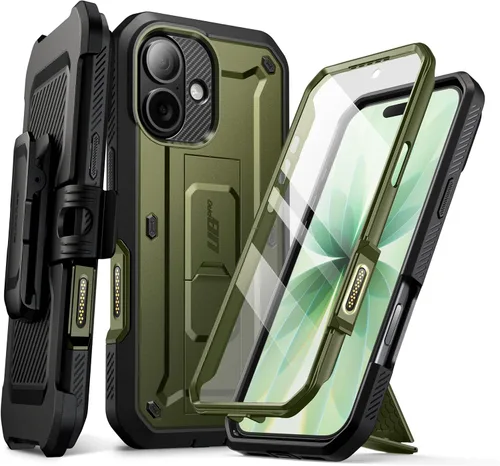Miniatura 12 de SUPCASE Funda para iPhone 17 Pro Max con botón de control de cámara (Unicorn Beetle Pro), [soporte integrado y protector de pantalla]