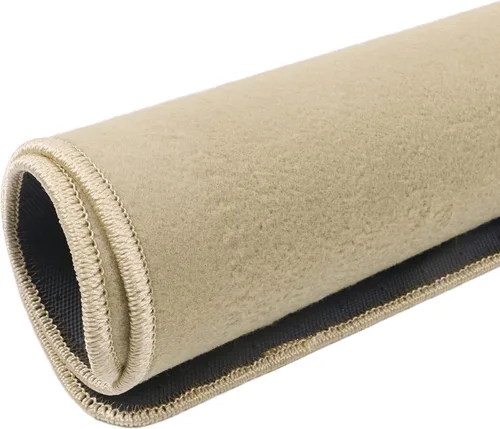 Miniatura 6 de IKON MOTORSPORTS, Alfombrillas de Piso Compatibles con BMW Serie 3 E46, 1998-2006 Ajuste de Fábrica Beige de Nylon Delanteras y Traseras