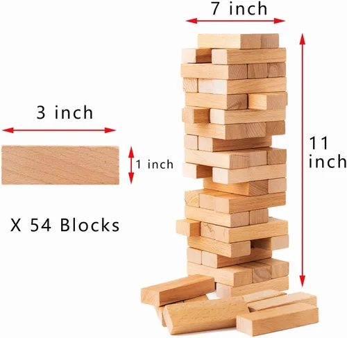 Miniatura 3 de Divertido regalo para el día de San Valentín 2026: 54 divertidos bloques apilables, juego romántico: hablar, atreverse, desafío para aniversario