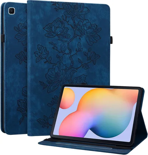 Miniatura 49 de Funda para Samsung Galaxy Tab S5e 10.5 2019 Modelo SM-T720/T725/T727, funda delgada de piel sintética con soporte multiángulo y soporte