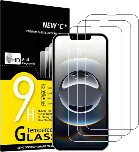 Miniatura 18 de NEW'C Paquete de 3 protectores de pantalla de privacidad para iPhone Air/iPhone 17 Air (6.5 pulgadas), película de vidrio templado antiespía
