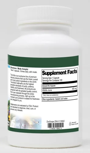 Miniatura 2 de Jugo de Alfalfa - 450 mg (100 Cápsulas, ZIN: 518842)