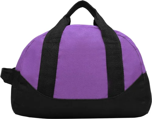 AirBuyW Mini bolsa de lona de 12 pulgadas, pequeña bolsa deportiva de viaje, bolsa de gimnasio de fin de semana para hombres y mujeres, Púrpura