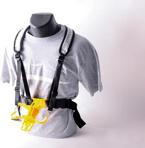 Miniatura 7 de Bestem Aerial Arnés de hombro RC manos libres de gravedad cero/soporte de cuerpo con cordón para controlador DJI RC (Mini 3 Pro), innovador soporte