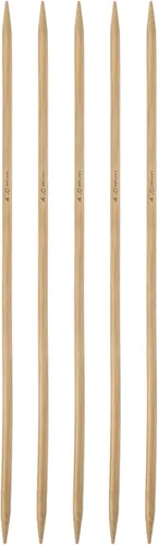 Miniatura 21 de Harfington - 5 piezas de agujas de tejer de bambú de doble punta, tamaño US 1 (2.25 mm), carbonizadas, 7.9 pulgadas (20 cm) rectas para tejer a