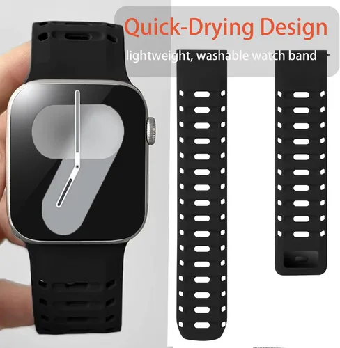 Miniatura 6 de Lamshaw Compatible con las bandas Amazfit Helio, nueva silicona deportiva a prueba de sudor, correa unisex transpirable compatible con Amazfit Helio