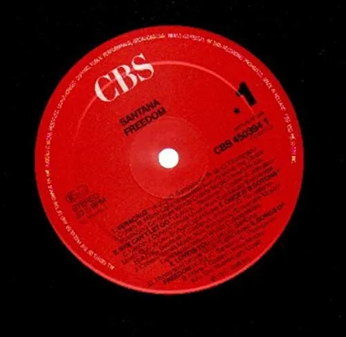 Miniatura 2 de Santana - Freedom - CBS - CBS 450394 1, CBS - FC 40272