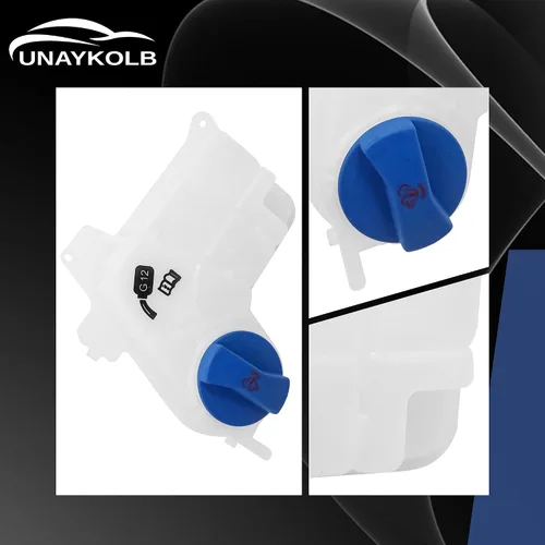 Miniatura 5 de Tanque de expansión de recuperación de refrigerante del motor con tapa para Audi A4 Avant 2004-2005 para Audi A4 2002-2005 Base para Audi A4 Cabrio
