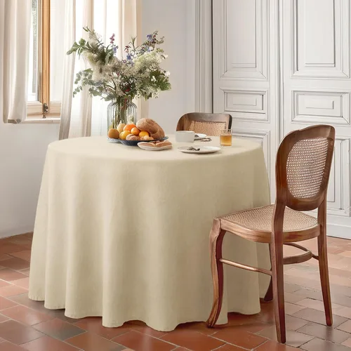 Miniatura 33 de Linen World - Mantel de lino de otoño de 55 x 55 pulgadas, mantel rectangular lavable de lino francés para comedor, al aire libre, bodas