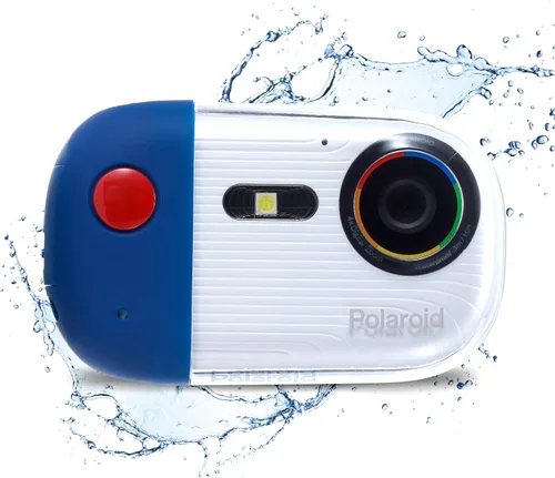 Miniatura 11 de Cámara submarina Polaroid - 18MP 4K UHD, impermeable para esnórquel y buceo con pantalla LCD, recargable por USB