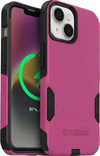 Miniatura 9 de OtterBox - Funda serie Commuter para iPhone 14 y 13, color negro, delgada y resistente, apta para bolsillo, con protección de puerto de carga