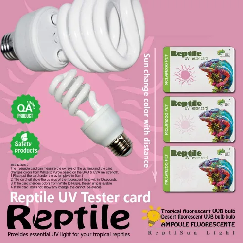 Miniatura 6 de Bombilla UVA UVB para reptiles de 10.0 13 W Desert UVB Bombilla Reptil UVB Bombilla para dragón barbudo, tortuga, serpiente, gecko, lagarto lámpara