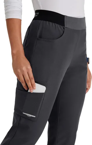 Miniatura 5 de BARCO Skechers Vitality Electra Scrub Jogger para mujer, estilo yoga, pantalón médico de tela sostenible para mujer, Negro