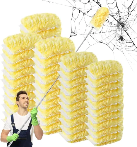 Miniatura 9 de Recambios de plumero, cepillo de eliminación de polvo estático desechable, cabezal de repuesto compatible con repuestos de plumero Swiffer para Azul