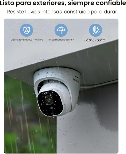 Miniatura 4 de REOLINK Sistema de cámara de seguridad 4K, 4 cámaras de torreta con cable H.265 PoE con detección de vehículos personales, 4K/8MP 8CH NVR con disco