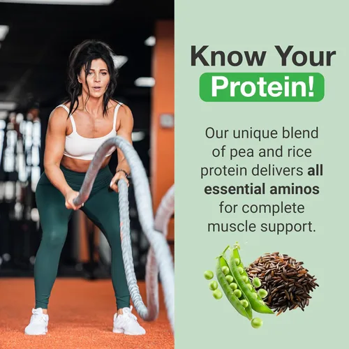 Miniatura 5 de PEScience Select Polvo de Proteína Vegana, Proteína en Polvo a Base de Plantas, Sabor Increíble, Textura Suave, Mezcla de Guisante y Arroz Integral