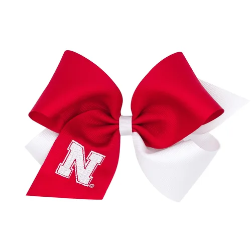 Miniatura 35 de Divine Creations - Lazo para el pelo de dos tonos para niñas con temática universitaria para el día del juego, por Wee Ones en un clip WeeStay