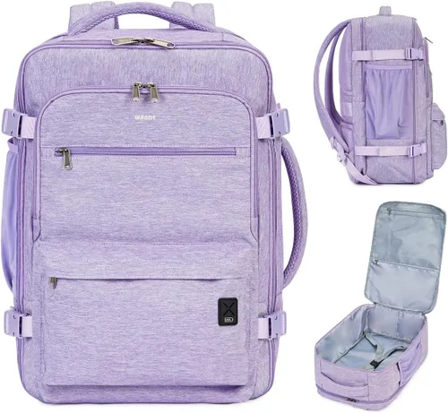 Miniatura 13 de WANDF Mochila de viaje para Spirit Airlines bolsa de artículos personales de 18 x 14 x 8 pulgadas con bolsillo húmedo, mochila para portátil de 17
