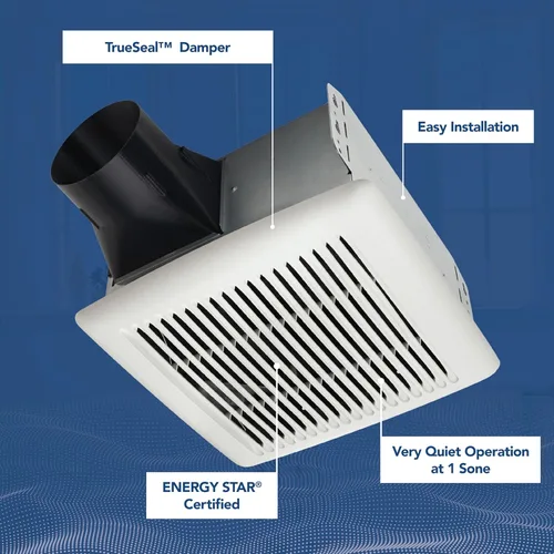 Miniatura 2 de Broan-NuTone Ventilador de escape de baño, fácil de instalar, potente 110 CFM, silencioso 1.0 Sones, Energy Star