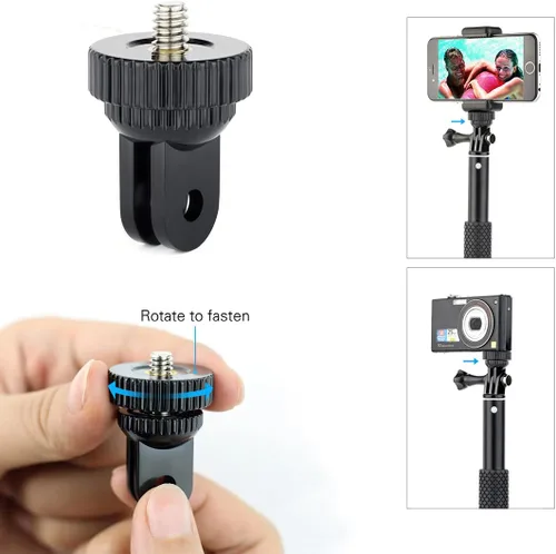 Miniatura 5 de SOONSUN Empuñadura flotante impermeable para GoPro Hero 13 12 11 10 9 8 7 6 5 4 3+ 2, Sesión, Fusion, Max, SJCAM, AKASO, DJI Osmo Action