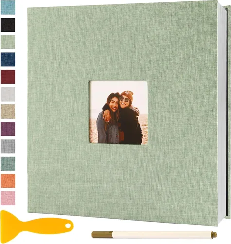 Álbum de Fotos con Páginas Autoadhesivas, Álbum de Recortes, Álbumes de Fotos Magnéticos para Fotos de 4x6, 5x7, 8x10 Pulgadas, Libros de Páginas