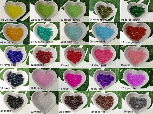 Miniatura 3 de 1500 cuentas redondas de vidrio de 0.236 pulgadas a granel, cuentas de jade imitativo, cuentas sueltas para hacer joyas, aretes, collares