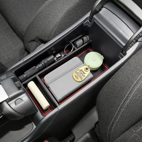 Miniatura 7 de HGWEI - Bandeja organizadora de consola central Compatible con Honda HRV 2023 2024 2025 2026 Accesorios, caja de almacenamiento de reposabrazos