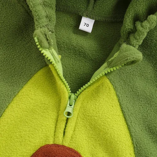 Miniatura 4 de Newborn Infant Baby Girls Boys Clothes Cute Avocado Jumpsuit Sleeveless Hoodie Romper Sweater Stripe Stockings Fall Outfit