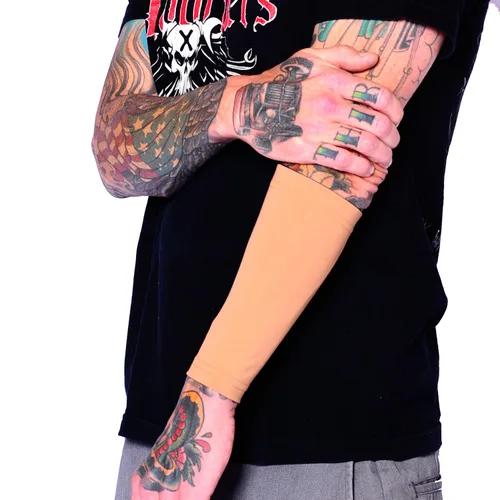 Tat2X, manga para cubrir tatuajes Ink Armor Premium, manga para antebrazo de 9 pulgadas (manga simple)