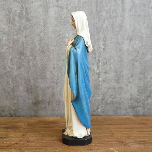 Miniatura 4 de Figura Católica del Inmaculado Corazón de María de BC, 6" de Alto, Estatua de la Santísima Madre Virgen María para el Hogar, Regalos Religiosos