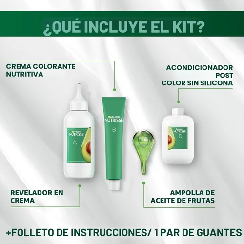 Miniatura 8 de Garnier Nutrisse - Tinte en crema nutritiva para el cabello, 30 marrón oscuro (Sweet Cola), tinte permanente para el cabello, 2