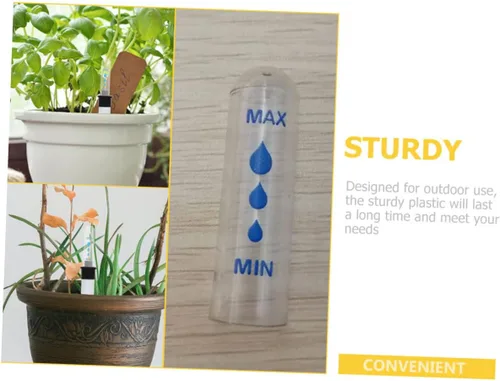 Miniatura 3 de GANAZONO Indicador de nivel de riego automático para plantas de interior, medidor de profundidad de agua de plástico resistente para plantas
