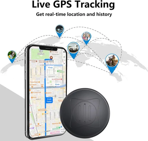 Miniatura 4 de Rastreador GPS para vehículos, rastreador GPS portátil en tiempo real, dispositivo de seguimiento GPS magnético, cobertura global completa