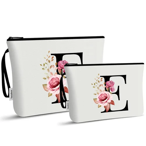 Miniatura 92 de Vavabox A-Z Bolsa de Maquillaje Personalizada, Regalos de Cumpleaños para Mujeres y Mamá, Regalos para la Mejor Amiga, Bolsa de Cosméticos