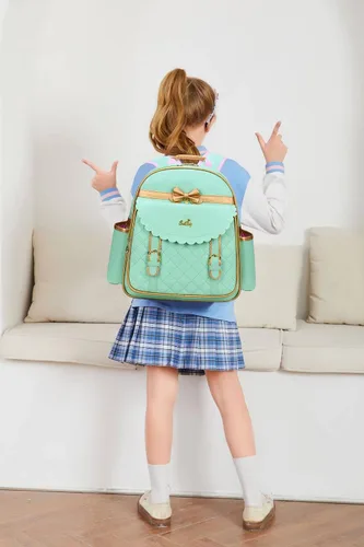 Miniatura 2 de Mochila impermeable de PU para niños de la escuela primaria