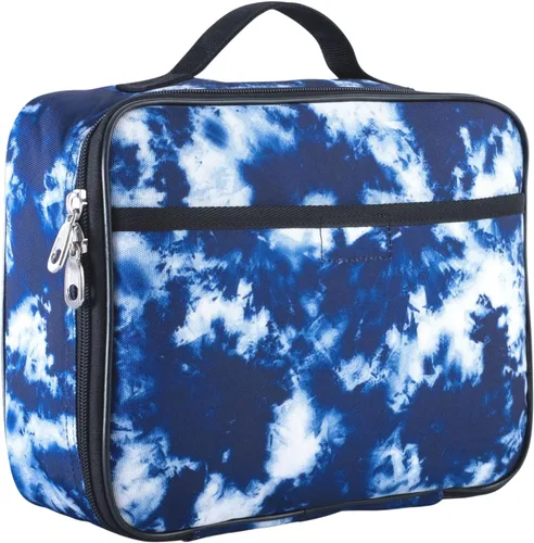 Miniatura 11 de Lonchera infantil, para niñas, adolescentes, mujeres, bolsa de almuerzo aislada, compartimentos de lados suaves, espaciosos, sin BPA, apto para Azul