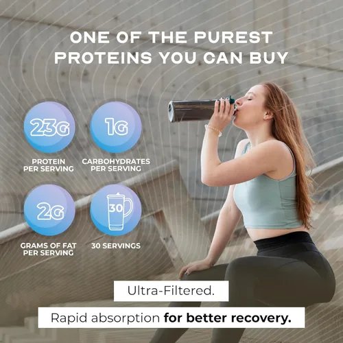 Miniatura 2 de Muscle Feast Concentrado de proteína de suero de leche alimentada con pasto, totalmente natural sin hormonas criado en pasto, sin sabor, 2 libras