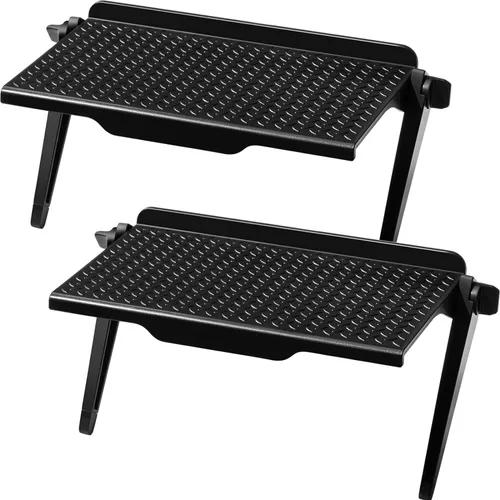 Blulu Estante superior de TV de 2 piezas, estante ajustable para monitor de TV, soporte superior para soporte de teléfono celular, cajas multimedia,