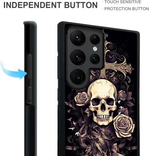 Miniatura 227 de CARLOCA Funda compatible con Samsung Galaxy S22 Ultra, diseño gráfico de Star Howling Wolfs Samsung Galaxy S22 Ultra, diseño gráfico, a prueba