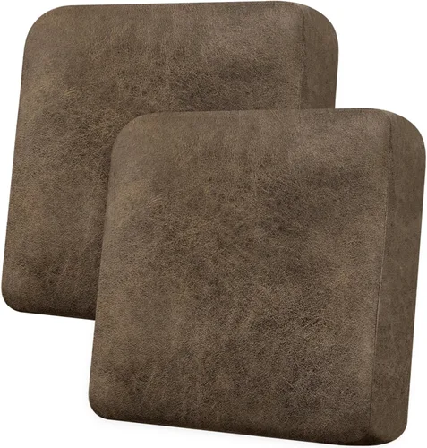 Miniatura 110 de Funda de cojín para sofá con aspecto de cuero, 1 unidad, elástica, para sala de estar, funda de cojín individual para sofá, protector de asiento