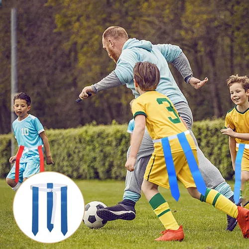 Miniatura 4 de NANSHINE Banderas de fútbol con bandera, con banderas, para niños, jóvenes o adultos, equipamiento de entrenamiento