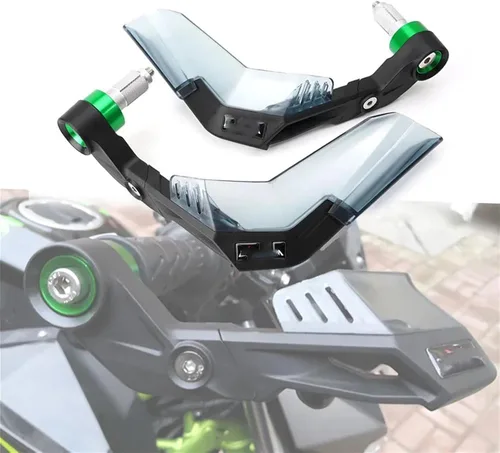 Miniatura 5 de Para Kawasaki Z900 Z900RS Z1000 /SX Z750 Z400 ER6N ER6F Guardamanos Protector de mano Protector de parabrisas Protector de motocicleta