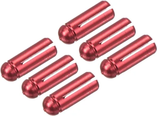 PATIKIL Protector de vuelo de dardos, accesorios de dardos de aleación de aluminio, protectores de alas para vuelos de acero y plástico Rojo