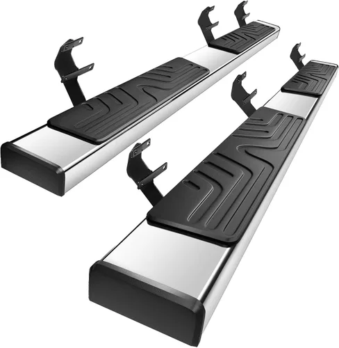 Miniatura 12 de PZ - Estribos de 6" para Ford F-150 SuperCrew Cab de 4 puertas modelos 2015-2026 y Ford F250 F350 Super Duty Crew Cab modelos 2017-2026, barras