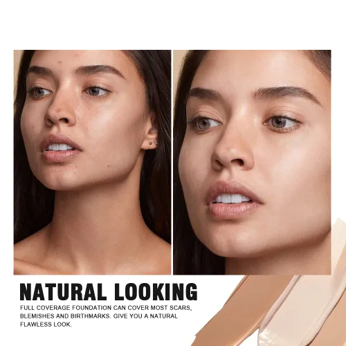 Miniatura 4 de Paquete de 3 correctores de cobertura completa, corrector corrector suave mate impermeable para manchas oscuras debajo de los ojos/manchas