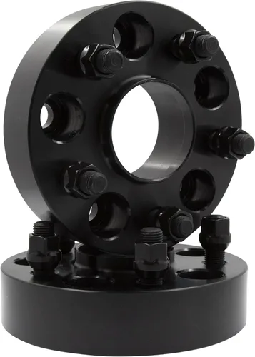 Miniatura 11 de Wheel Accessories Parts 2 adaptadores de espaciadores de rueda centrados en buje 5 en 4.724 in 0.197x4.724 in 1.00" de grosor 0.551 in 1.50