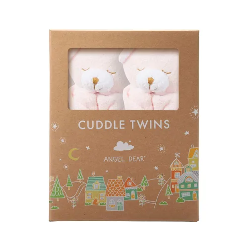 Miniatura 10 de Angel Dear - Conjunto de gemelos de conejito beige